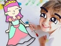 게임 색칠하기 책: 왕자와 공주  온라인