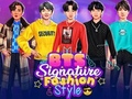 게임 방탄소년단 시그니처 패션 스타일  온라인