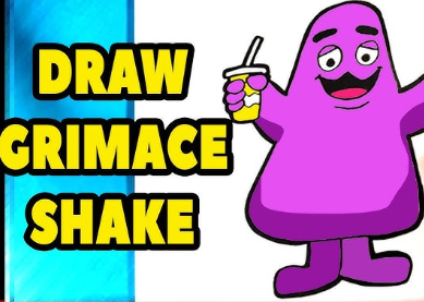 게임 Grimace Shake: 그리기 및 지우기  온라인