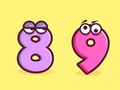 게임 색칠하기 책: 번호 8-9  온라인