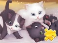 게임 직소 퍼즐: 고양이 놀이  온라인
