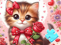 게임 직소 퍼즐: Bowknot Cat  온라인