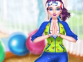 게임 Dressup 요가 소녀 화장  온라인