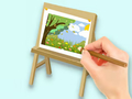 게임 색칠하기 책: Paysage 드로잉 보드  온라인