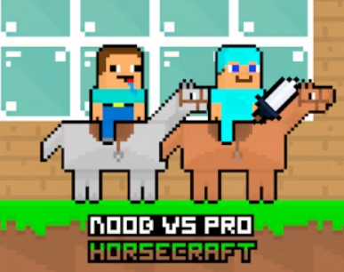 게임 멍청한 놈 대 프로 HorseCraft  온라인