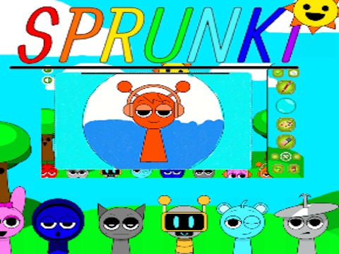 게임 Sprunki 색칠 공부 책  온라인