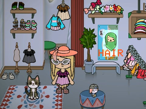 게임 Toca Boca 팬: Toca Boca 옷 입히기  온라인