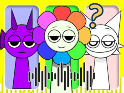 게임 어린이 퀴즈: Sprunki Incredibox 음성 수수께끼  온라인