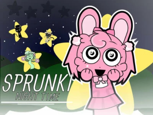 게임 Sprunki 나이트 타임 2  온라인