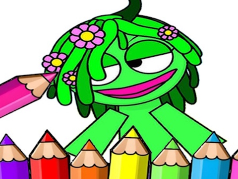 게임 Sprunki 색칠 음악 애니메이션  온라인