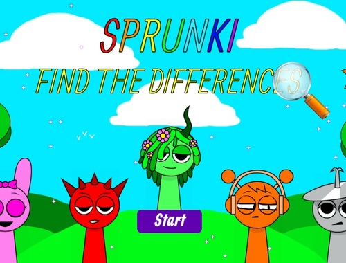 게임 Sprunki는 차이점을 찾습니다  온라인