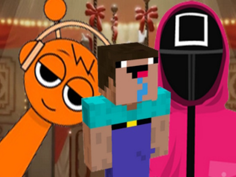 게임 Minecraft Squid Game Sprunki의 Nextbots  온라인
