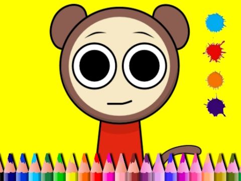 게임 Sprunki Valentine Coloring Book 온라인