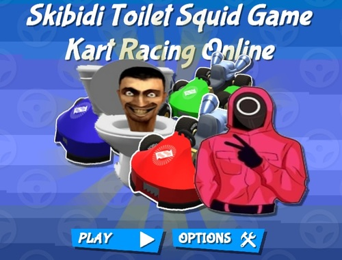 게임 Skibidi 화장실 오징어 게임 Kart Racing Online  온라인