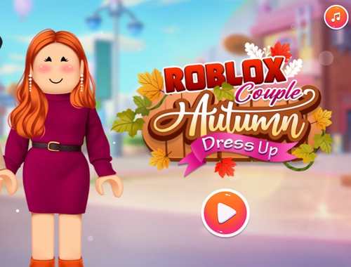 게임 Roblox 커플 가을 복장  온라인