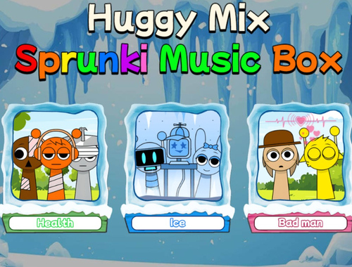 게임 Huggy Mix Sprunki 뮤직 박스  온라인