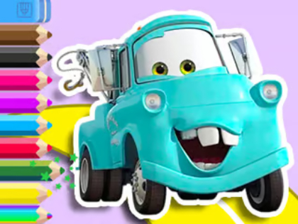 게임 색칠 공부 : Mater Cars  온라인