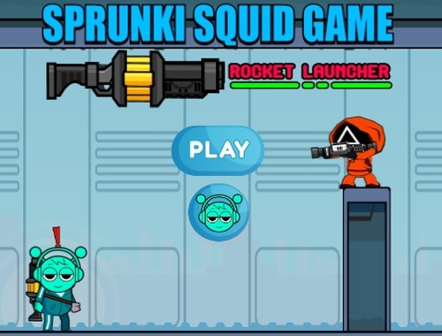 게임 Sprunki Squid 게임 로켓 발사기  온라인