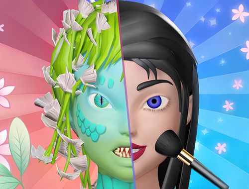 게임 몬스터 메이크업 3D  온라인