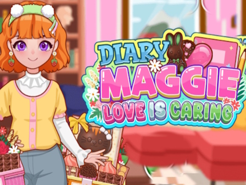게임 Diary Maggie : 사랑은 돌보고 있습니다  온라인