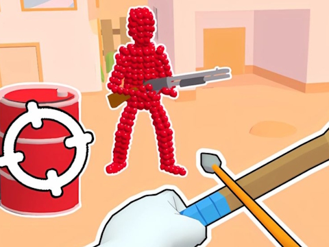 게임 Stickman Archer : Reds에서 화살을 촬영합니다  온라인