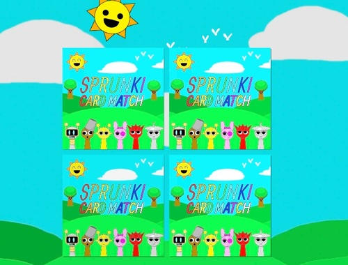 게임 Sprunki 메모리 카드 일치  온라인