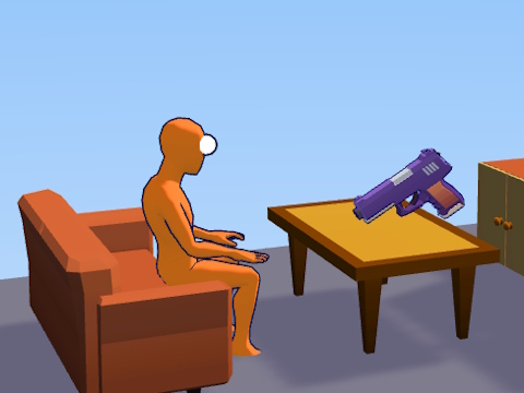 게임 Ragdoll Gun Shooter : Cannon Spinner Playground  온라인