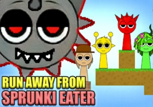 게임 Sprunki Eater에서 도망칩니다  온라인