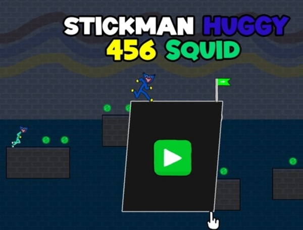 게임 Stickman Huggy 456 오징어  온라인