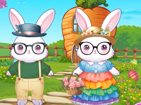 게임 Bunnies는 부활절을 준비합니다  온라인