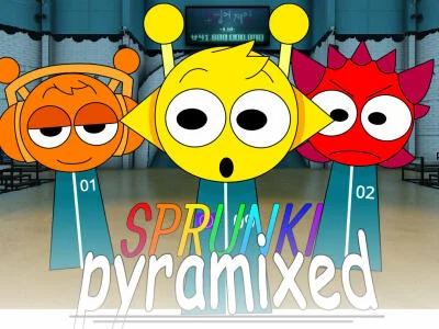 게임 Sprunki Pyramixed : 오징어 게임  온라인