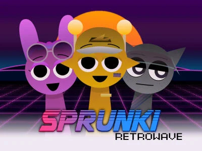 게임 Sprunki Retrowave  온라인