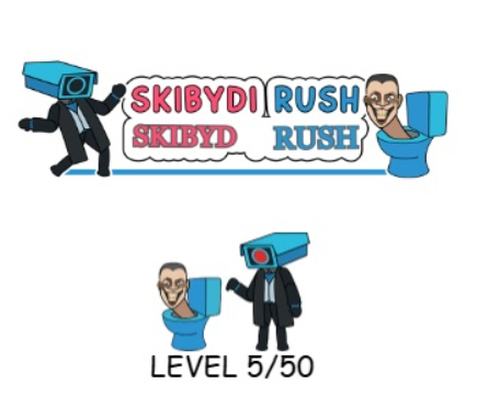 게임 Skibydi Rush  온라인