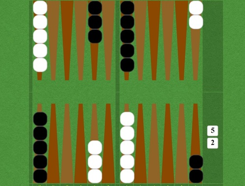 게임 짧은 backgammon  온라인