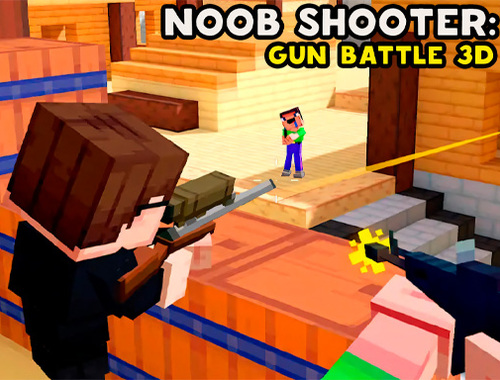 게임 Noob Shooter : Gun Battle 3D  온라인