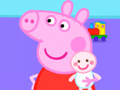 게임 직소 퍼즐 : Peppa Pig New Baby  온라인