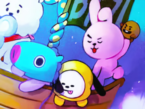 게임 직소 퍼즐 : BT21 친구  온라인
