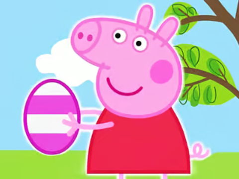 게임 직소 퍼즐 : Peppa Pig Easter Eggs  온라인