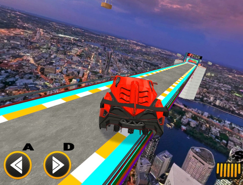 게임 메가 램프 자동차 경주 게임 3D  온라인