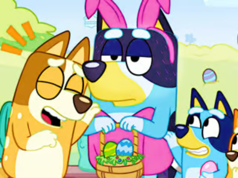 게임 직소 퍼즐 : Bluey Easter Dress Up  온라인