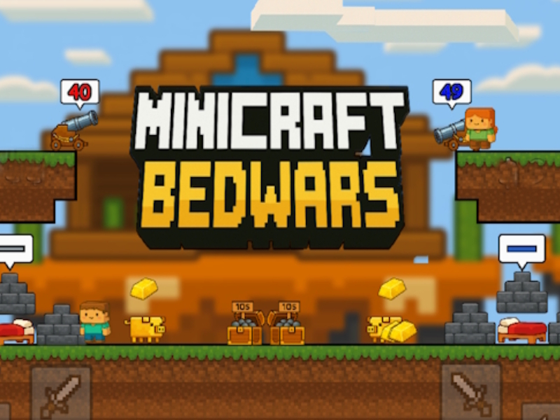 게임 Minecraft Bedwars 온라인