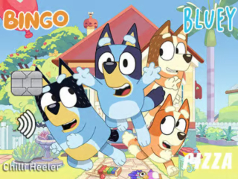 게임 직소 퍼즐 : Bluey 신용 카드 온라인