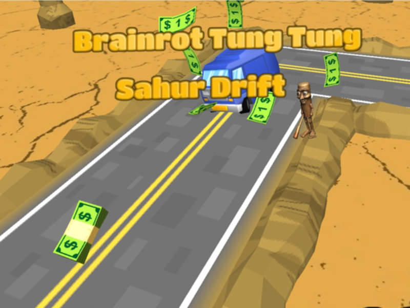 게임 Brainrot Tung Tung Sahur 드리프트 온라인