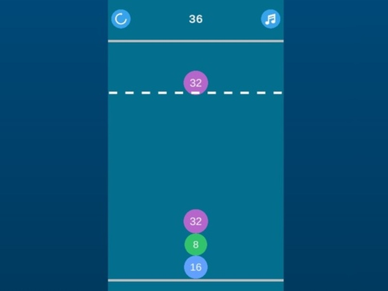 게임 2048 병합 온라인
