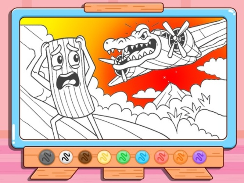 게임 색칠 공부 : Bombardino Crocodilo 온라인