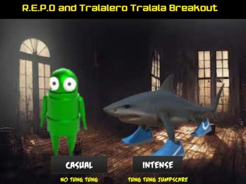게임 아르 자형. 이자형. 피. O 및 Tralalero Tralala 브레이크 아웃 온라인