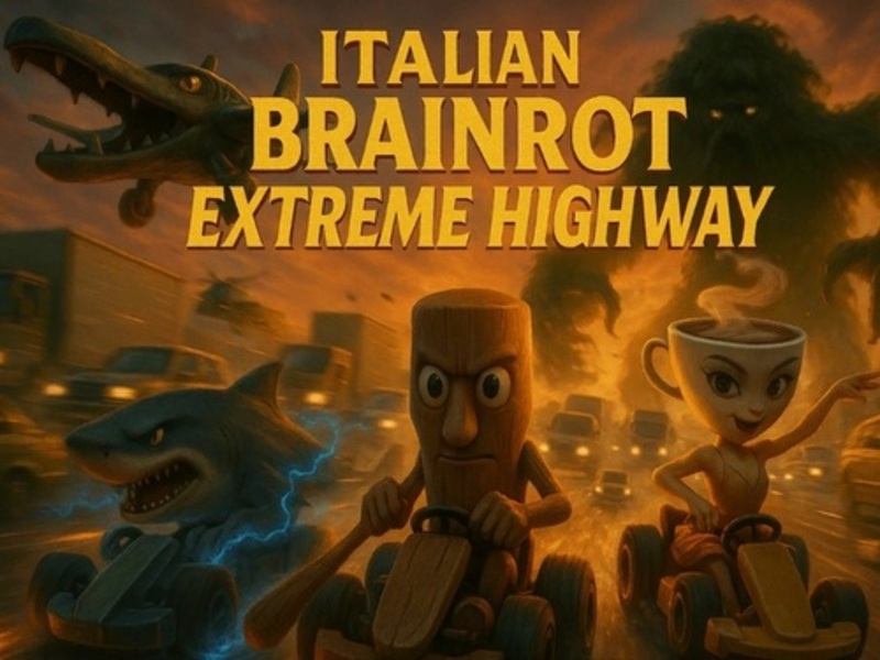 게임 이탈리아의 Brainrot Extreme Highway 온라인